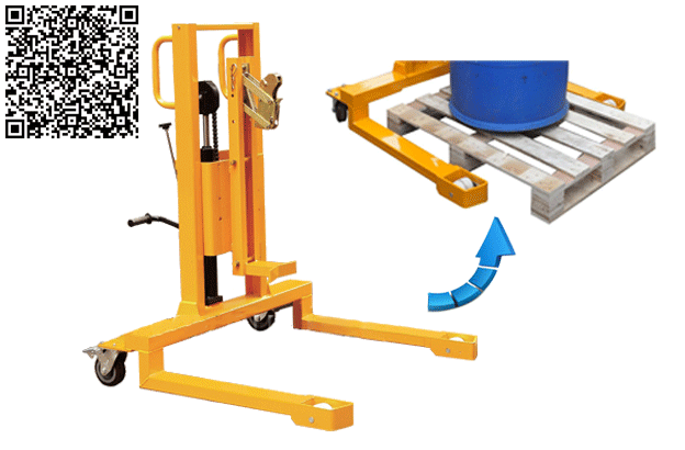 Straddle Leg Hydraulic Drum Truck DW350